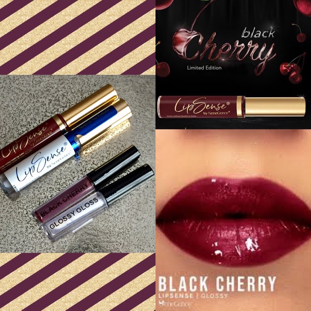 Lipsense Black Cherry & Glossy Gloss Minis